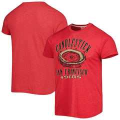 Homage Stadium Tri-Blend T-Shirt - San Francisco 49ers