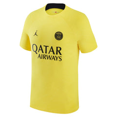 Paris Saint-Germain Jordan Brand 2022/23 Pre-Match Top - Jordan Yellow