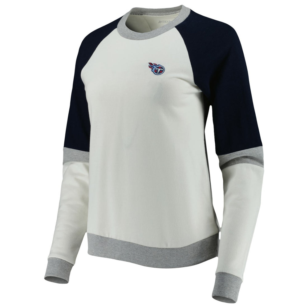 Antigua Women's Avenue Raglan Pullover Sweatshirt - Tennessee Titans
