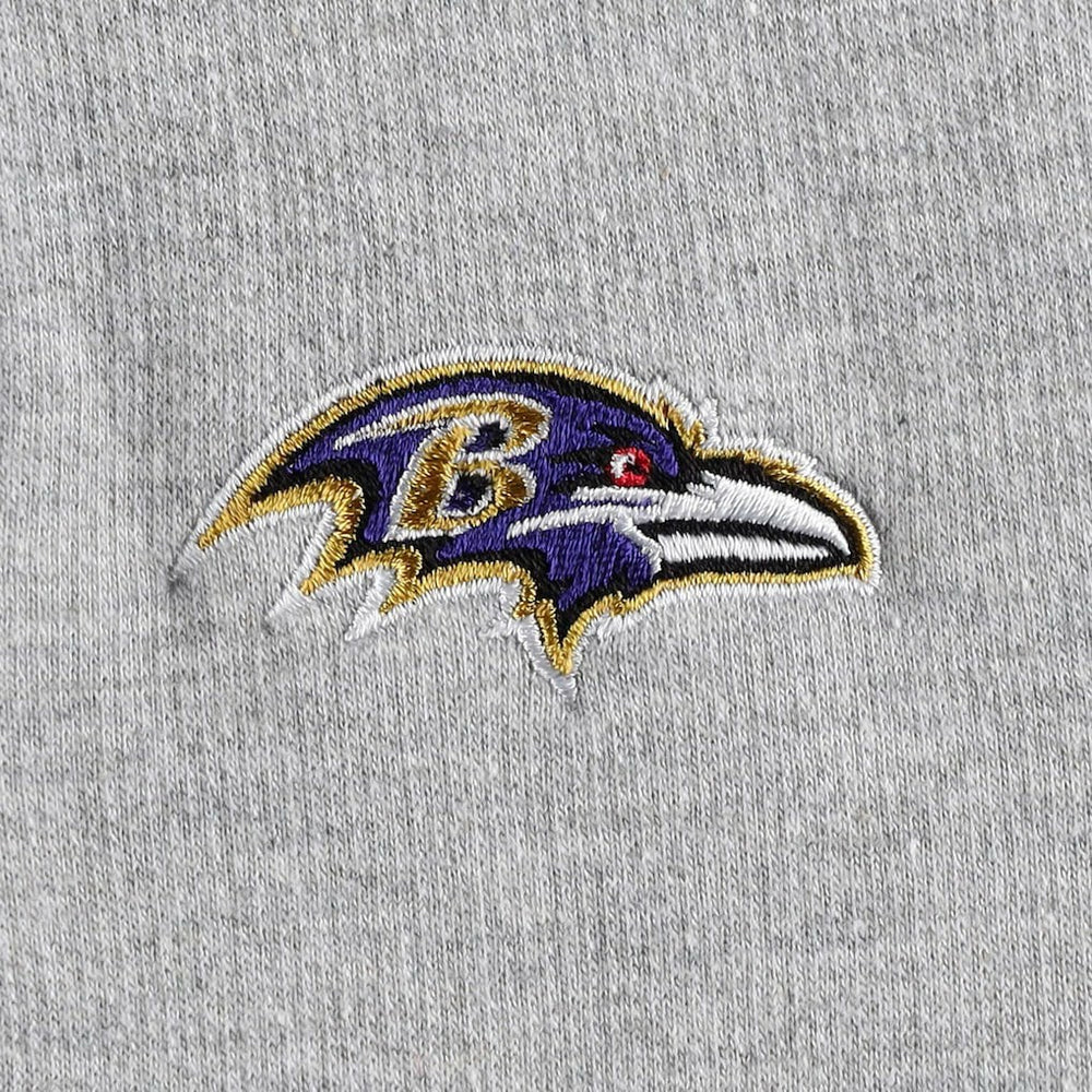 Antigua Women's Lightweight Jackpot Raglan Half-Zip Pullover Hoodie - Baltimore Ravens