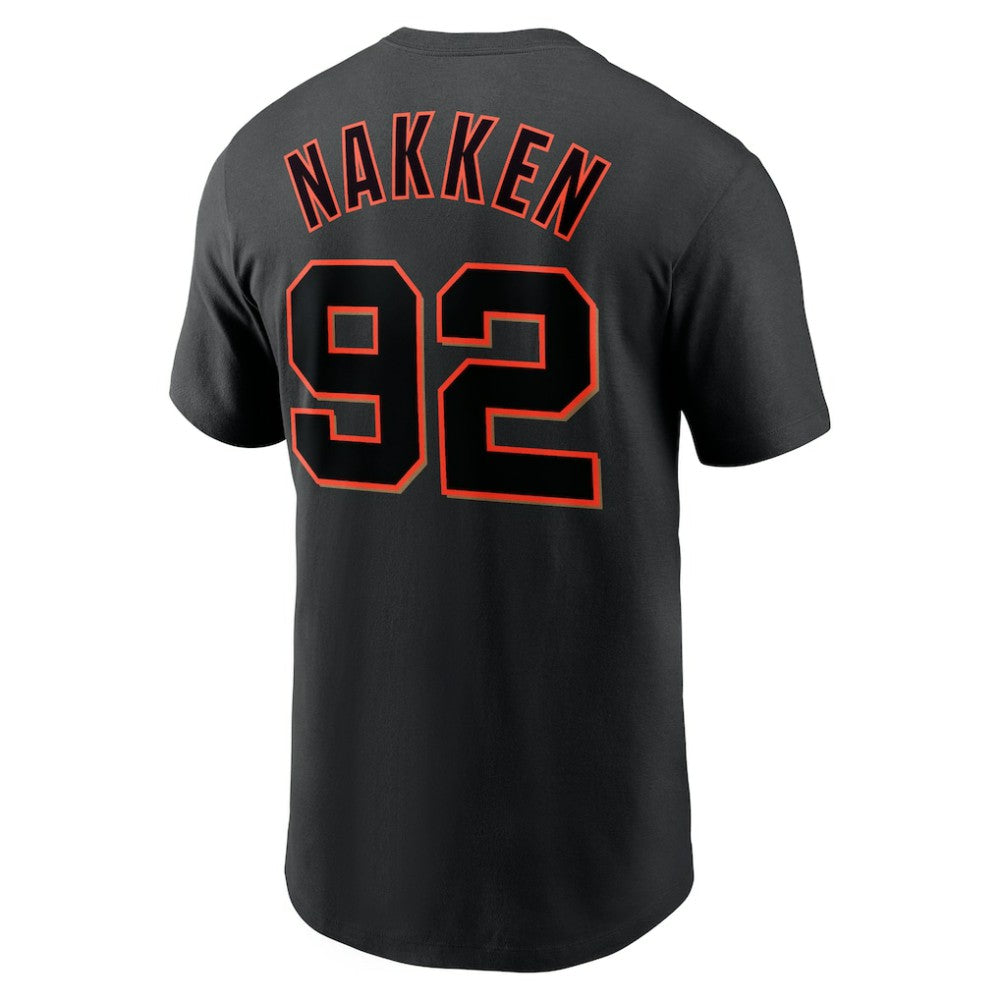MLB Alyssa Nakken San Francisco Giants Nike Name & Number T-Shirt