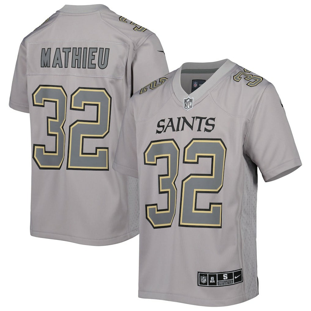 Tyrann Mathieu  Youth Atmosphere Game Jersey - New Orleans Saints