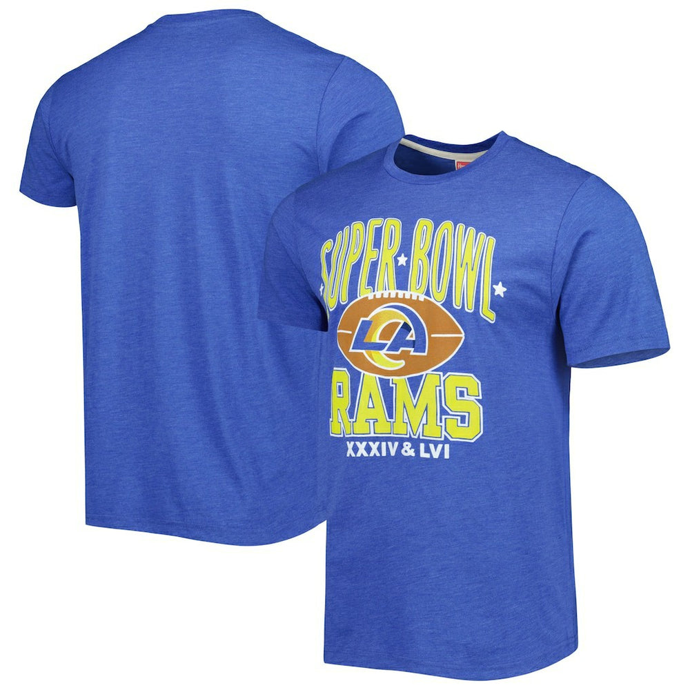 Homage Super Bowl Classics Tri-Blend T-Shirt - Los Angeles Rams