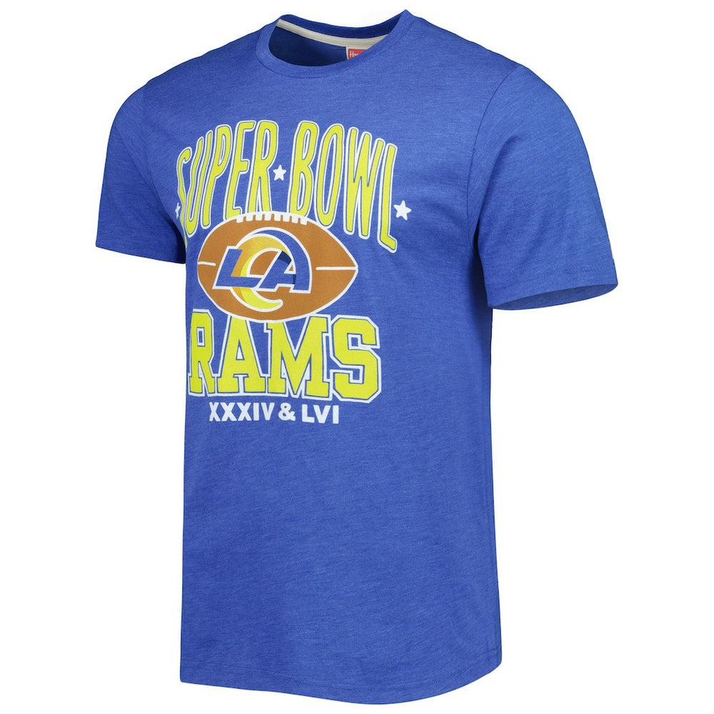 Homage Super Bowl Classics Tri-Blend T-Shirt - Los Angeles Rams