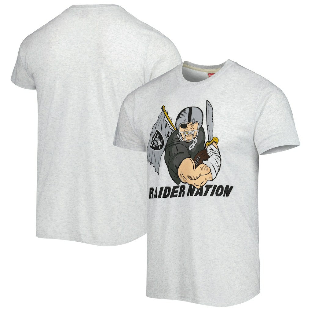 Homage Hyper Local Tri-Blend T-Shirt - Las Vegas Raiders