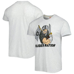 Homage Hyper Local Tri-Blend T-Shirt - Las Vegas Raiders