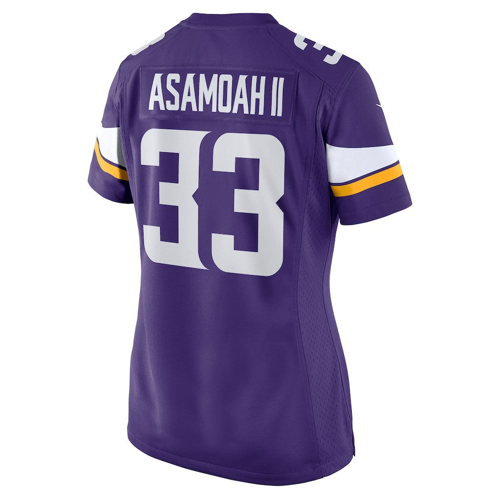 Brian Asamoah  Women's Player Game Jersey - Minnesota Vikings