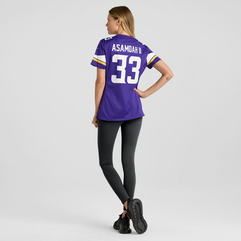 Brian Asamoah  Women's Player Game Jersey - Minnesota Vikings
