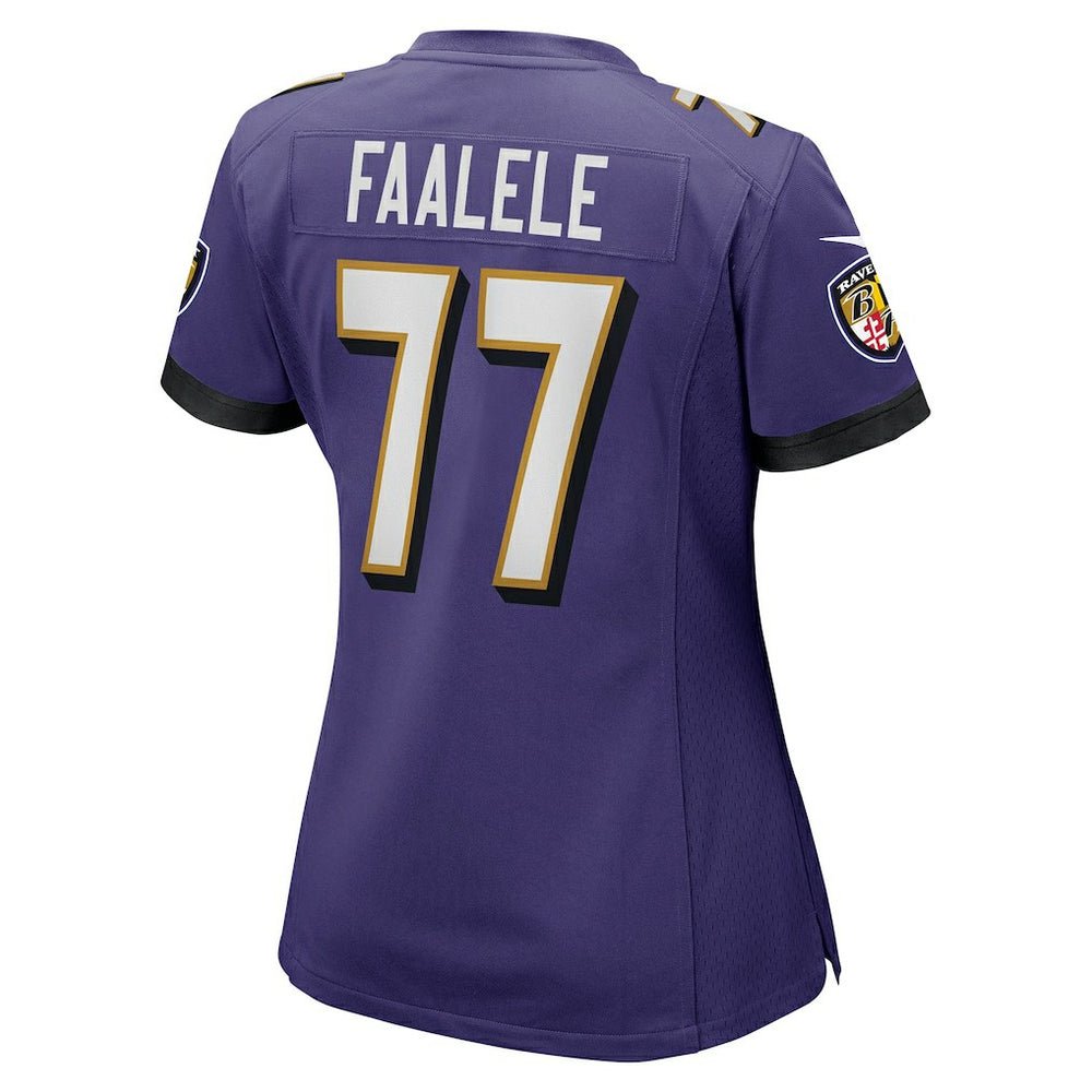 Daniel Faalele  Women's Player Game Jersey - Baltimore Ravens