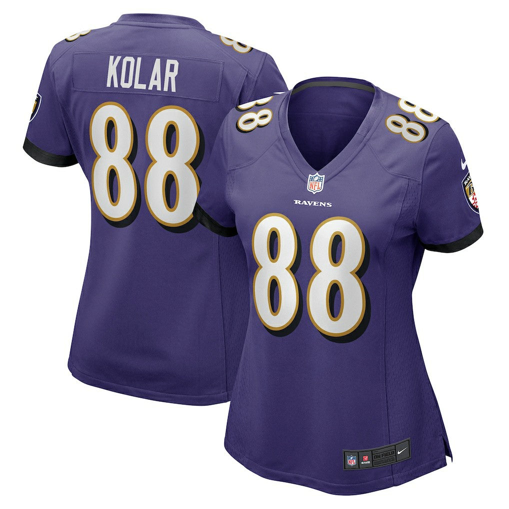 Charlie Kolar  Women's Player Game Jersey - Baltimore Ravens
