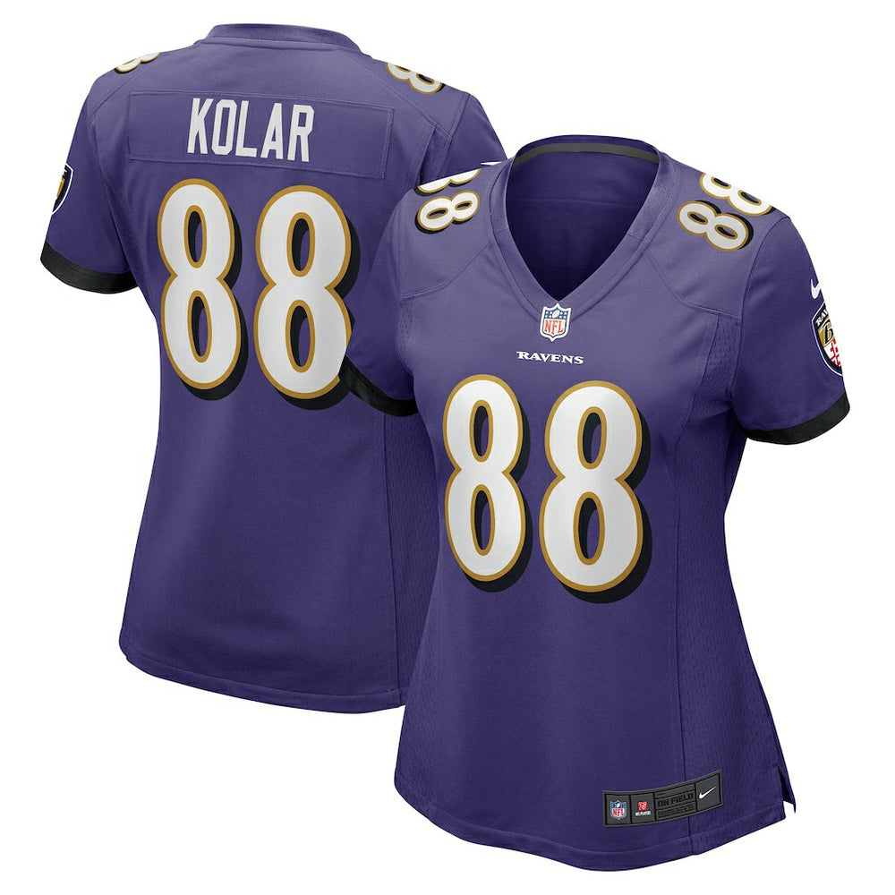 Charlie Kolar  Women's Player Game Jersey - Baltimore Ravens