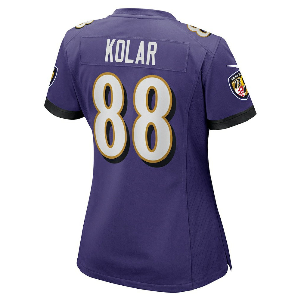 Charlie Kolar  Women's Player Game Jersey - Baltimore Ravens