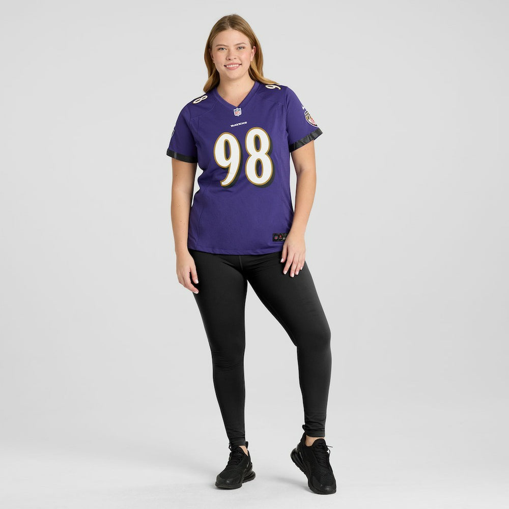 Travis Jones  Women's Player Game Jersey - Baltimore Ravens