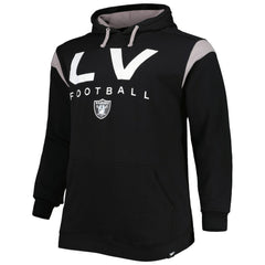 Big & Tall Call the Shots Pullover Hoodie - Las Vegas Raiders