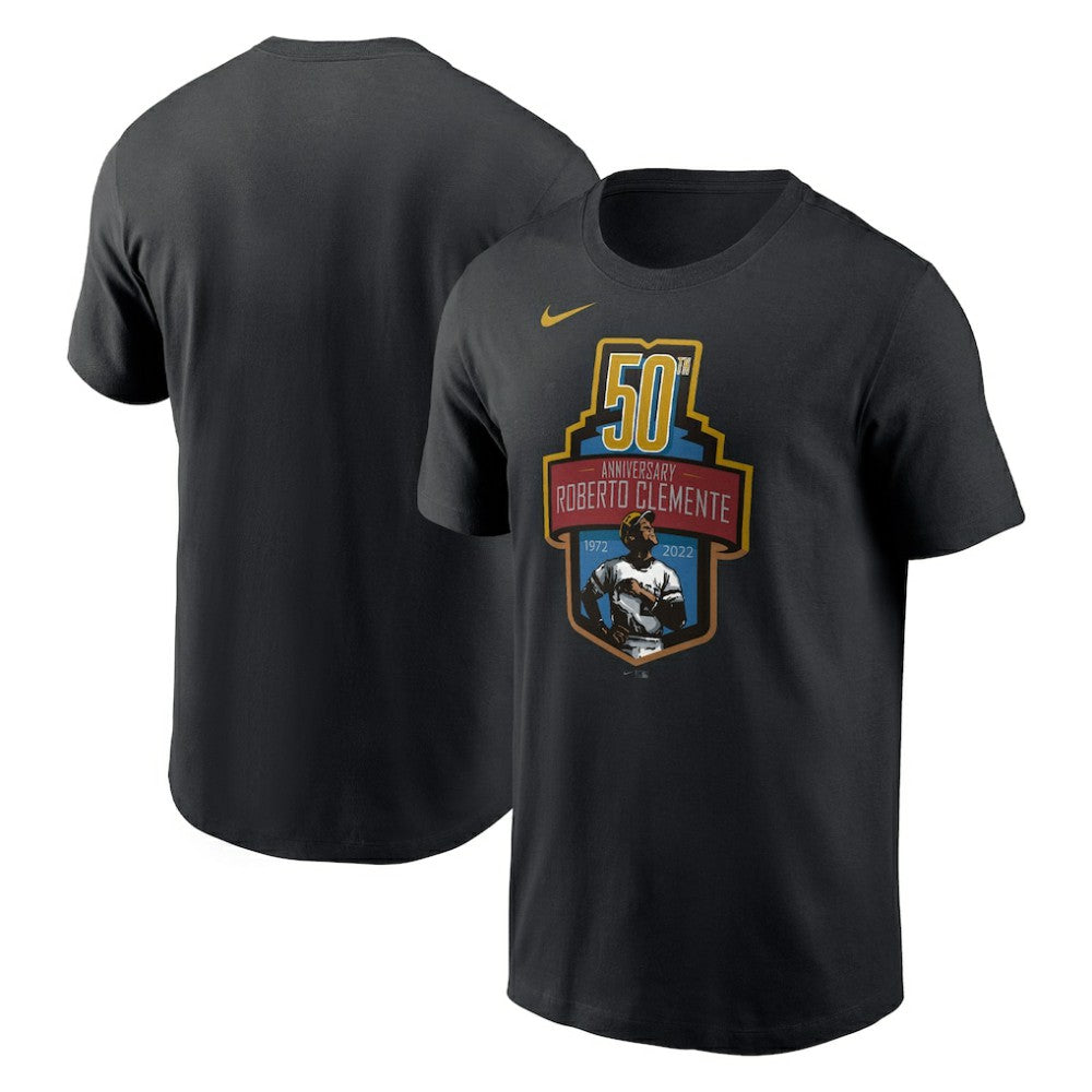 MLB Roberto Clemente Pittsburgh Pirates Nike 50th Anniversary Commemorative T-Shirt