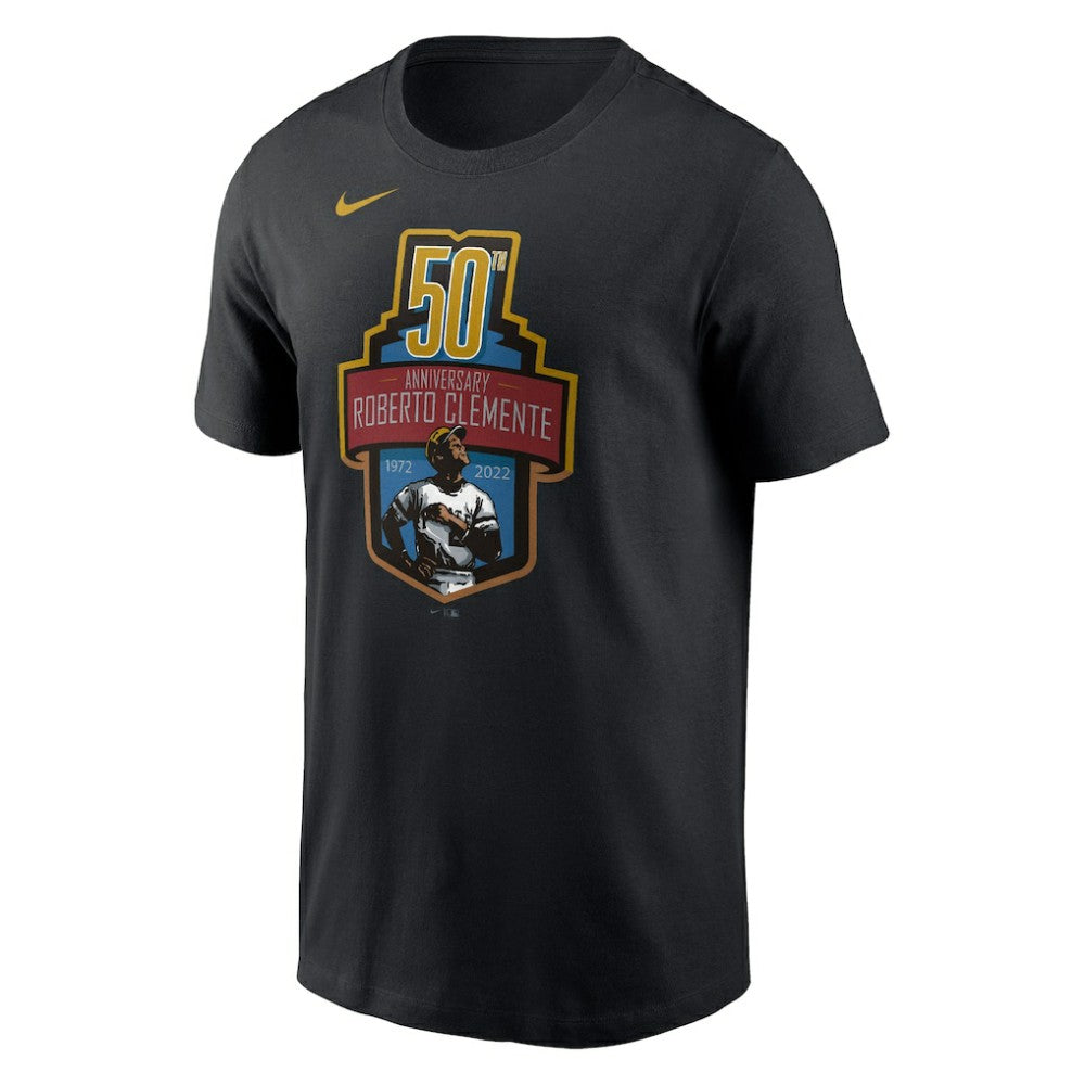 MLB Roberto Clemente Pittsburgh Pirates Nike 50th Anniversary Commemorative T-Shirt
