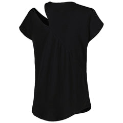 KIYA TOMLIN Women's Cut Out Tri-Blend Shirt - Pittsburgh Steelers