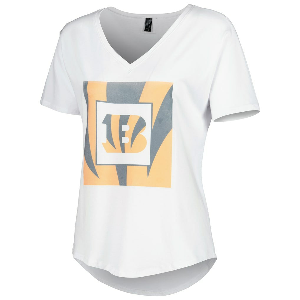 KIYA TOMLIN Women's V-Neck T-Shirt - Cincinnati Bengals