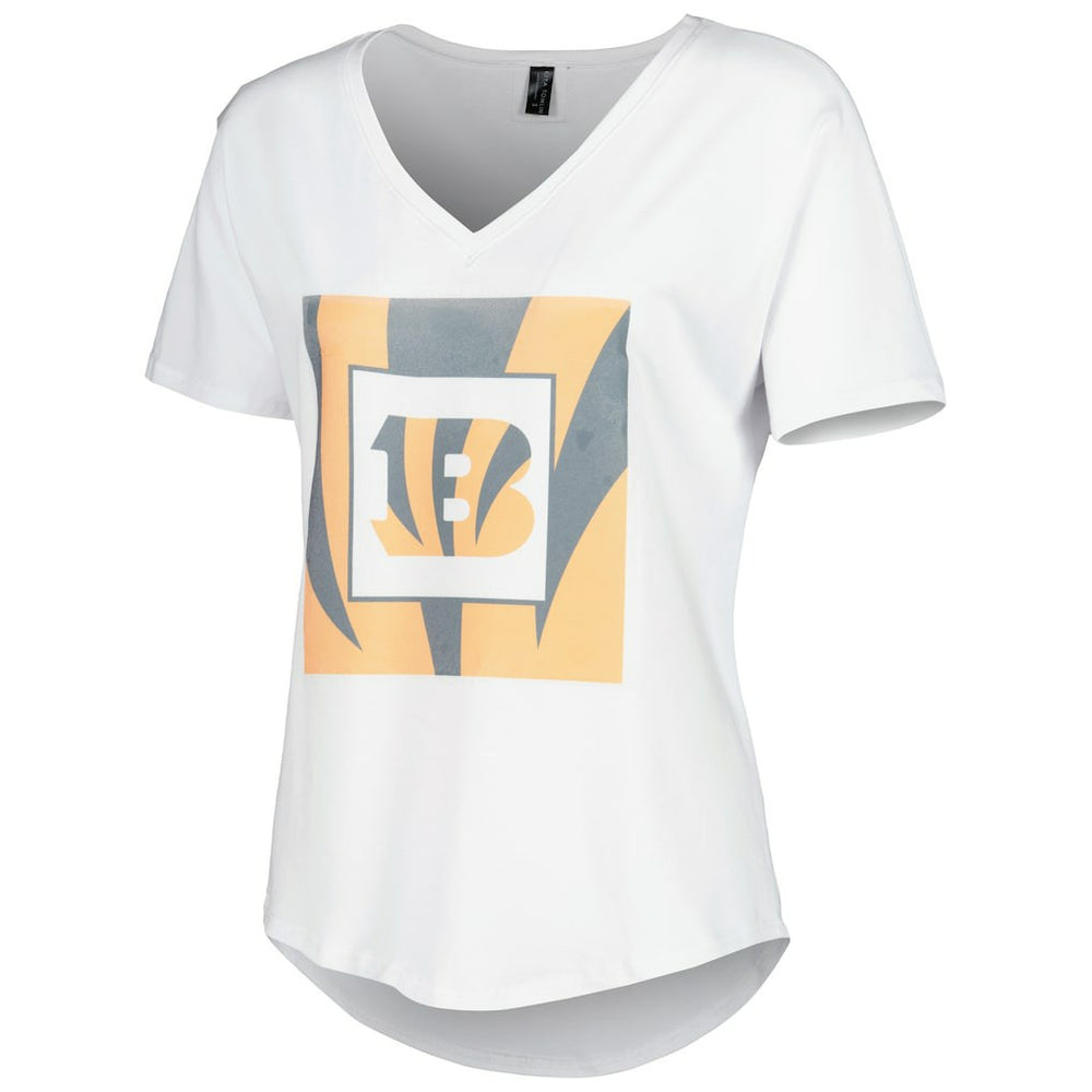 KIYA TOMLIN Women's V-Neck T-Shirt - Cincinnati Bengals