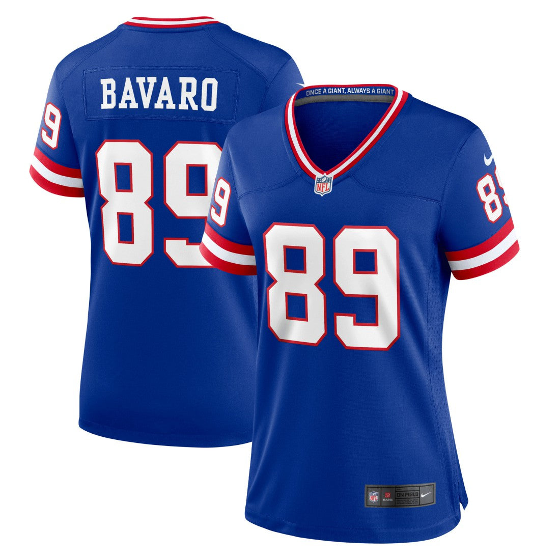 Mark Bavaro  Women's Classic Retired Player Game Jersey - New York Giants