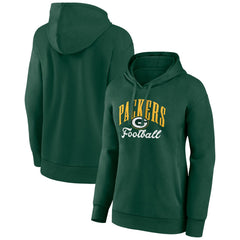 Women's Team Logo Victory Script Pullover Hoodie - Green Bay Packers