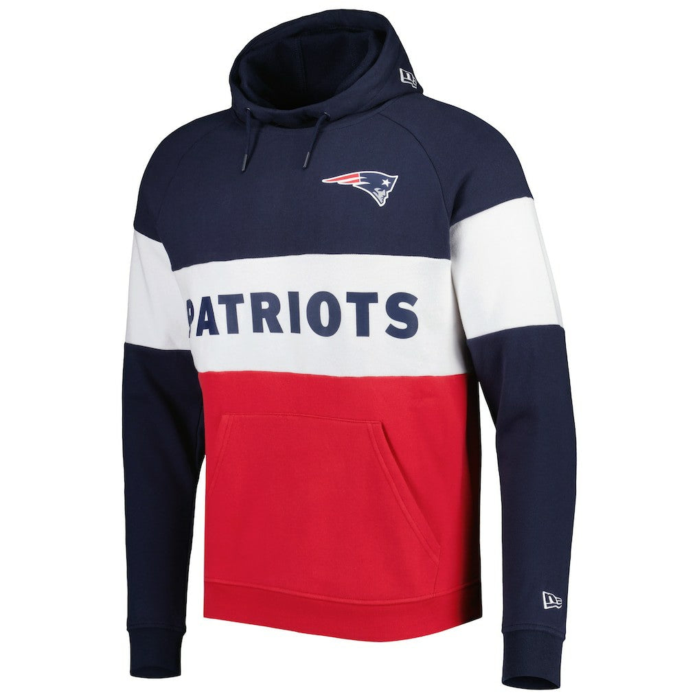 Colorblock Current Pullover Hoodie - New England Patriots