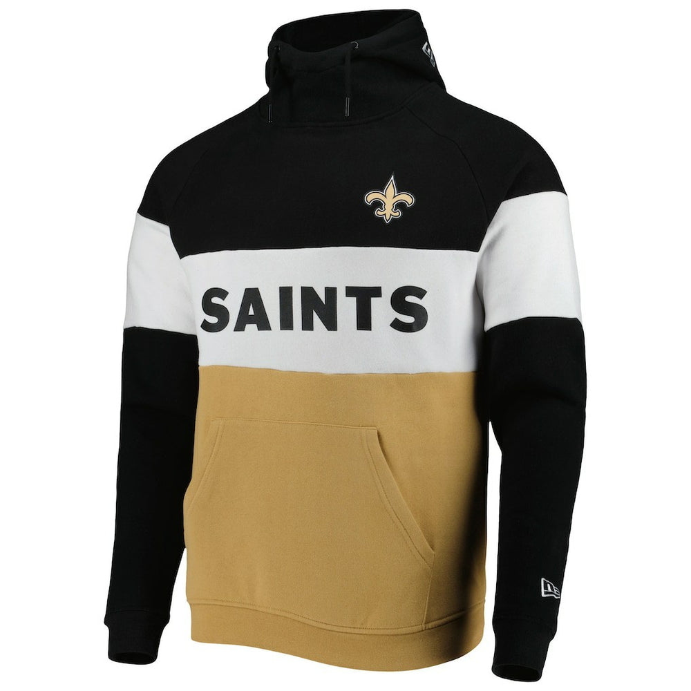 Colorblock Current Pullover Hoodie - New Orleans Saints