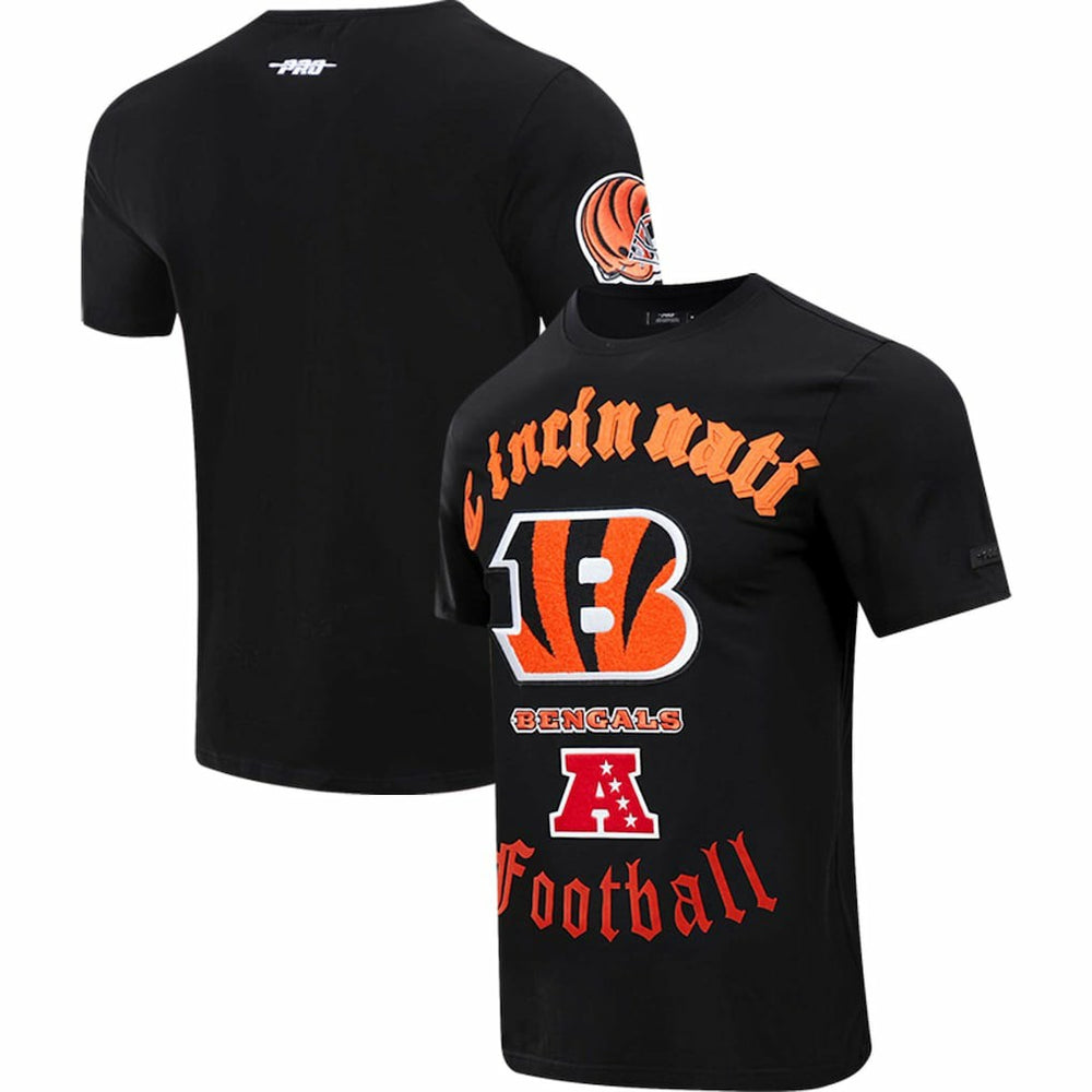 Pro Standard Old English T-Shirt - Cincinnati Bengals