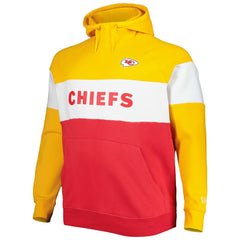 Big & Tall Current Team Colorblock Fleece Raglan Pullover Hoodie - Kansas City Chiefs