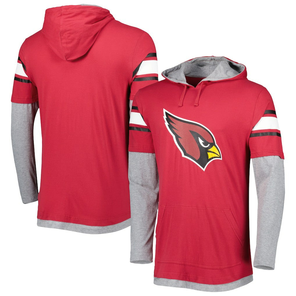 Long Sleeve Hoodie T-Shirt - Arizona Cardinals