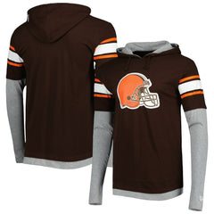 Long Sleeve Hoodie T-Shirt - Cleveland Browns