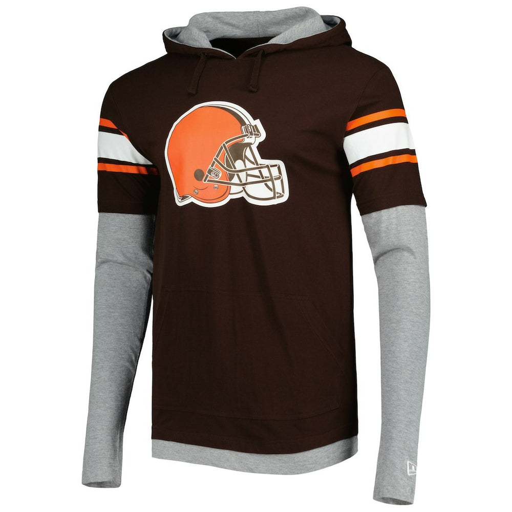 Long Sleeve Hoodie T-Shirt - Cleveland Browns