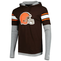 Long Sleeve Hoodie T-Shirt - Cleveland Browns
