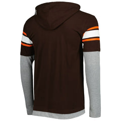 Long Sleeve Hoodie T-Shirt - Cleveland Browns