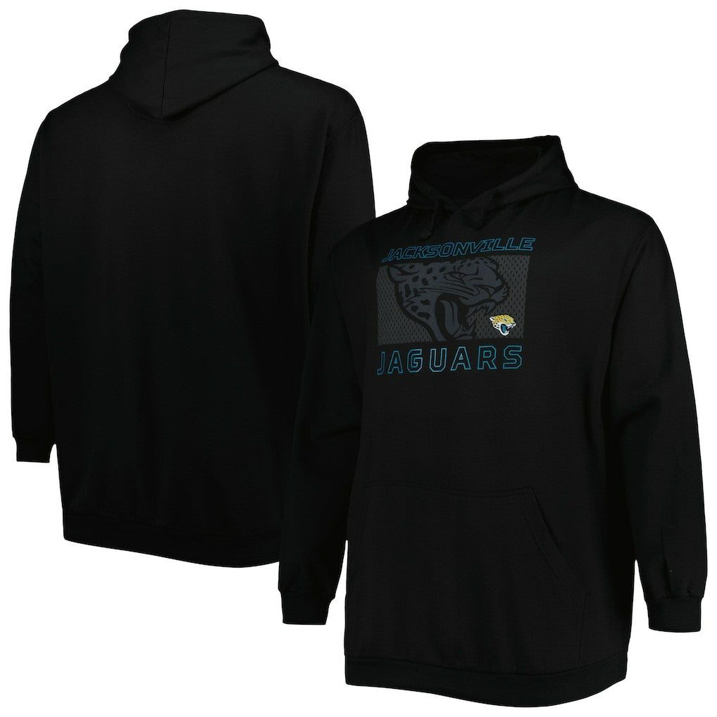Big & Tall Pop of Color Pullover Hoodie - Jacksonville Jaguars
