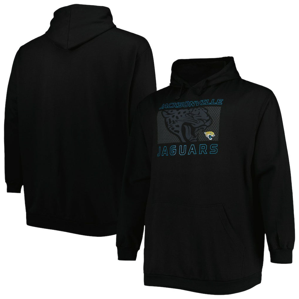 Big & Tall Pop of Color Pullover Hoodie - Jacksonville Jaguars
