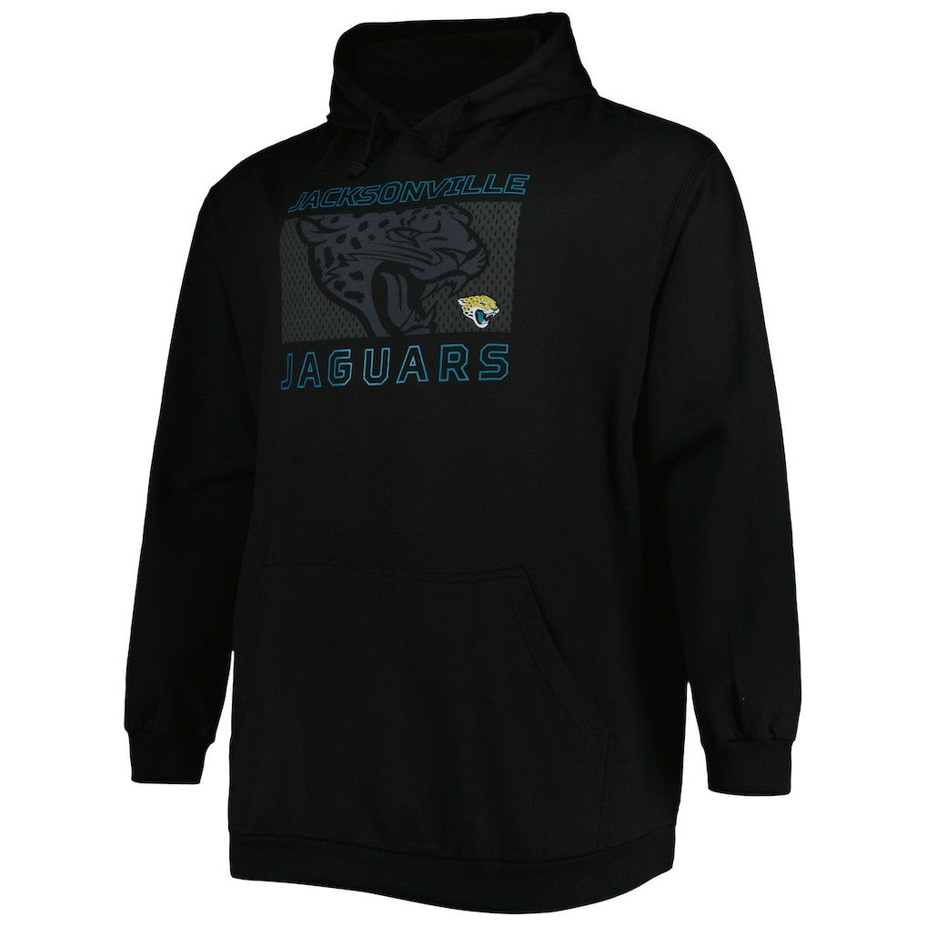 Big & Tall Pop of Color Pullover Hoodie - Jacksonville Jaguars