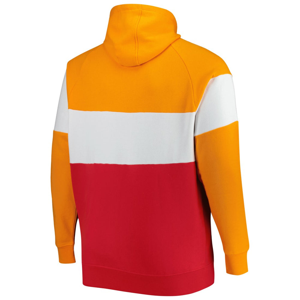 Big & Tall Throwback Colorblock Fleece Raglan Pullover Hoodie - Tampa Bay Buccaneers