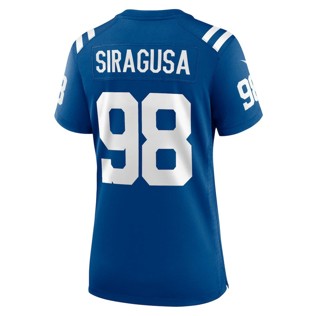 Tony Siragusa  Women's Game Retired Player Jersey - Indianapolis Colts