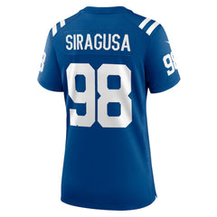 Tony Siragusa  Women's Game Retired Player Jersey - Indianapolis Colts