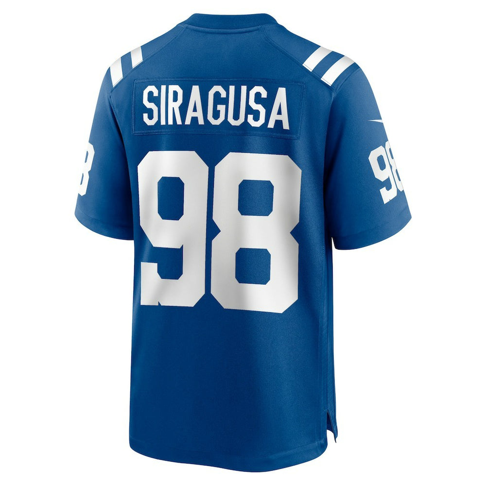 Tony Siragusa  Game Retired Player Jersey - Indianapolis Colts