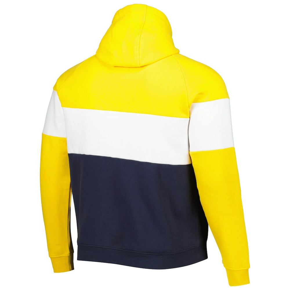 Colorblock Throwback Pullover Hoodie - Los Angeles Rams