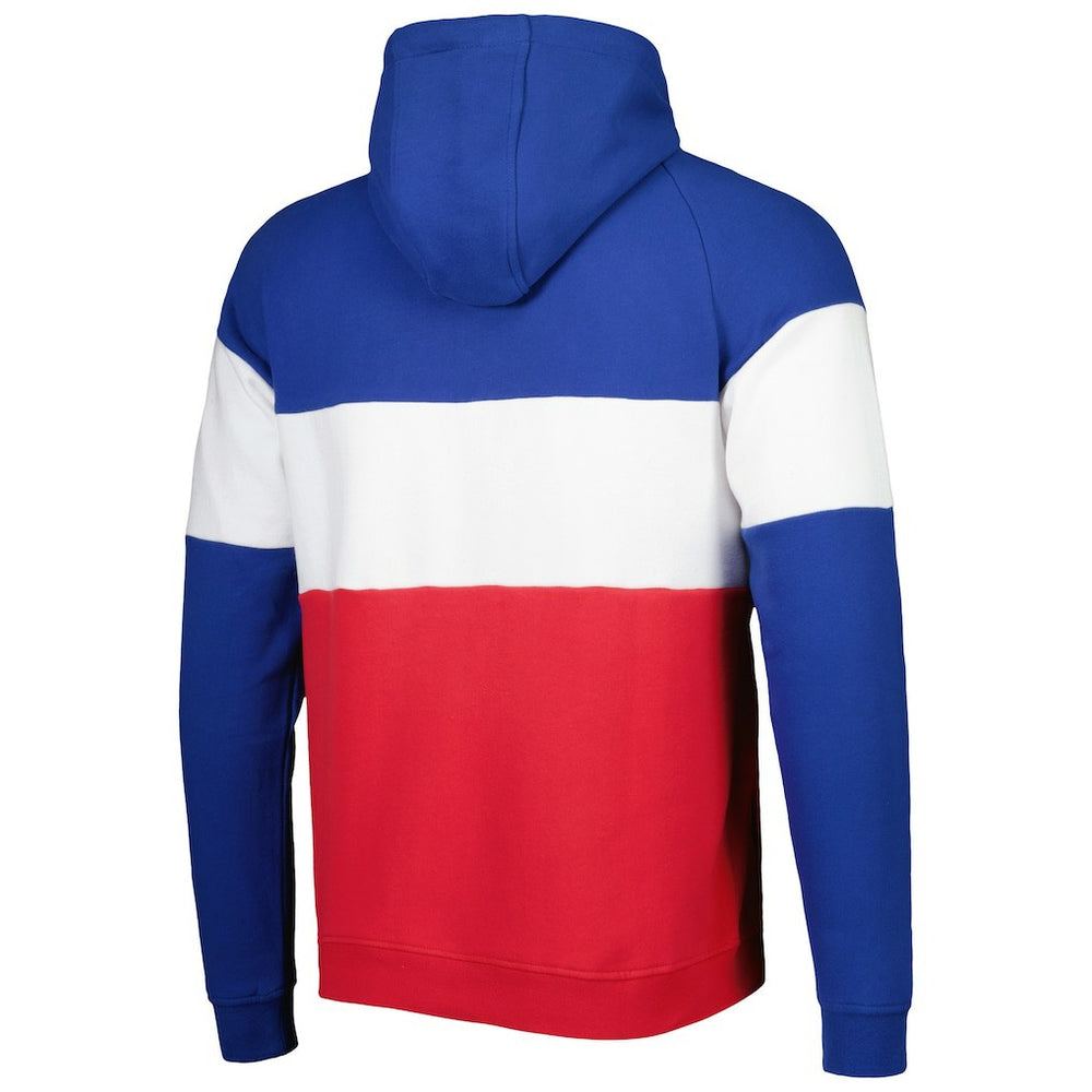 Colorblock Throwback Pullover Hoodie - New England Patriots