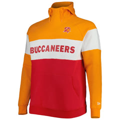 Big & Tall Throwback Colorblock Raglan Pullover Hoodie - Tampa Bay Buccaneers