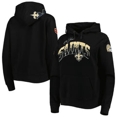 Pro Standard Women's Local Patch Pullover Hoodie - New Orleans Saints