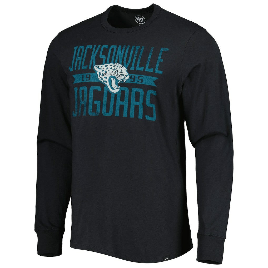 '47 Brand Wide Out Franklin Long Sleeve T-Shirt - Jacksonville Jaguars