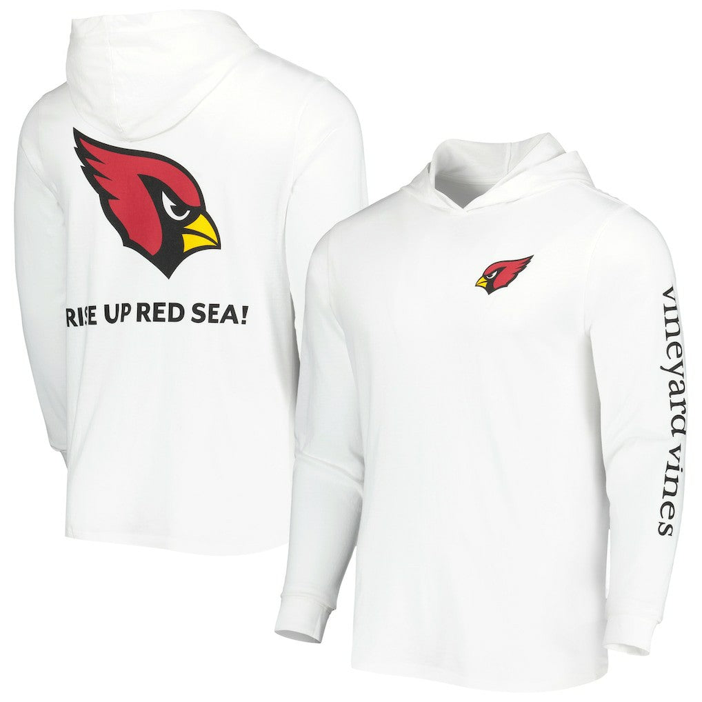 Vineyard Vines Local Long Sleeve Hoodie T-Shirt - Arizona Cardinals