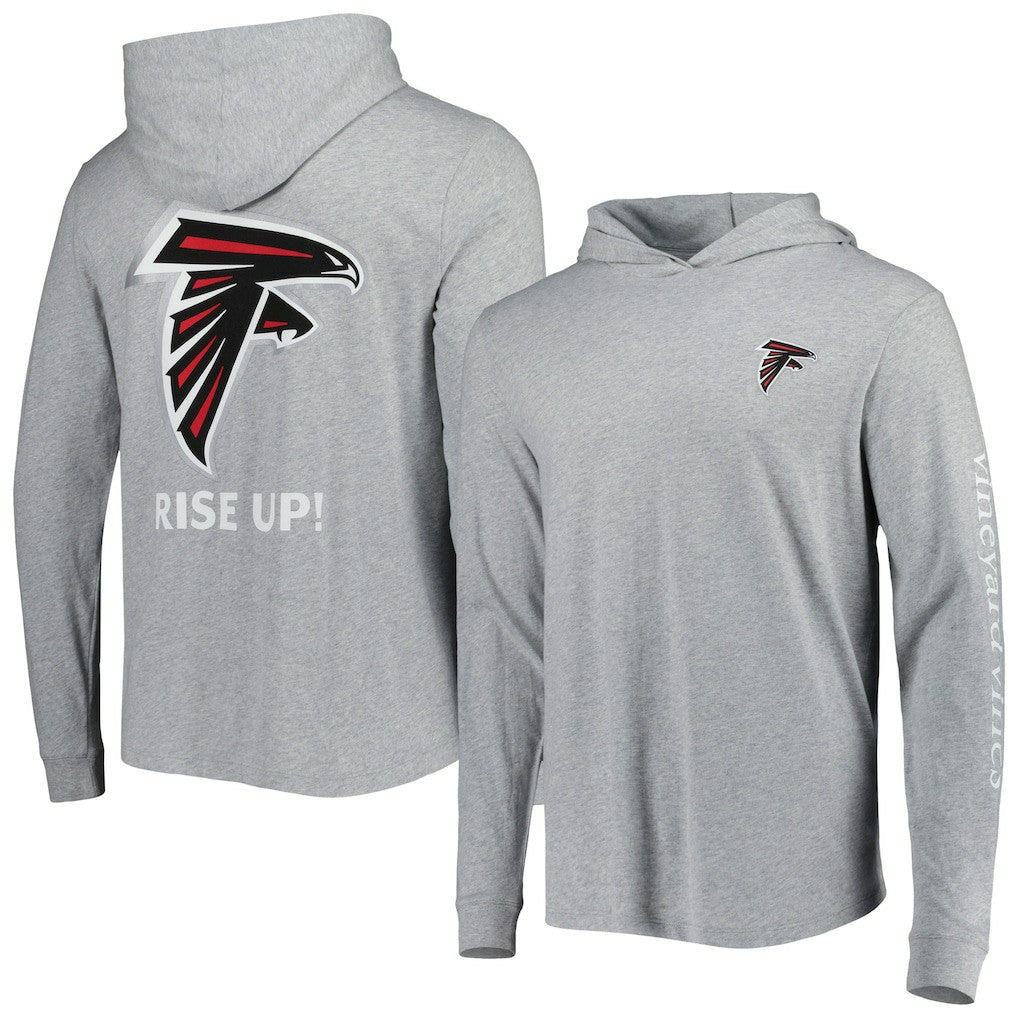 Vineyard Vines Local Long Sleeve Hoodie T-Shirt - Atlanta Falcons