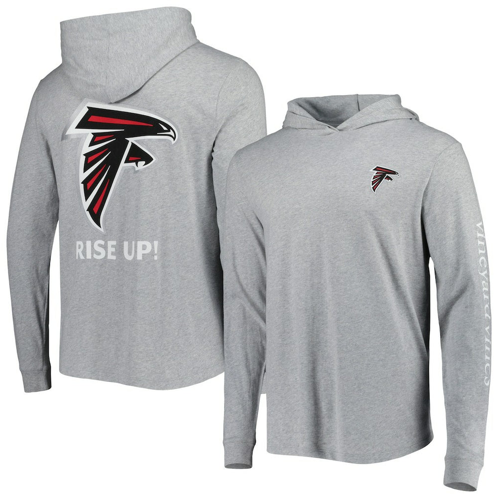 Vineyard Vines Local Long Sleeve Hoodie T-Shirt - Atlanta Falcons