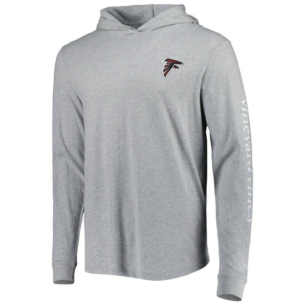 Vineyard Vines Local Long Sleeve Hoodie T-Shirt - Atlanta Falcons